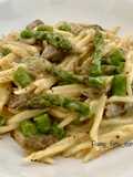 Cacio e Pepe with Asparagus and Artichokes