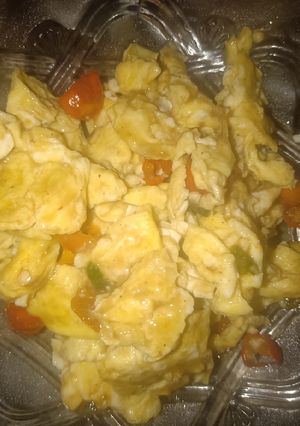 Foto resep Telor Orak Arik Saus Tiram