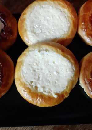Ökörszem Túrós, csoki krémes, eper dzsemes recept fotója