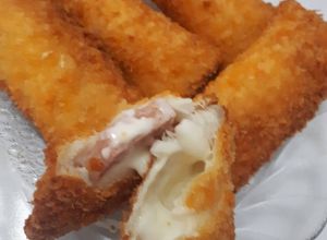 Foto resep Roti cheese ham mayo / american risol KW