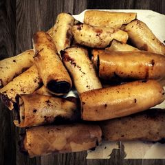 A picture of Pork Lumpiang Shanghai with Cheese.