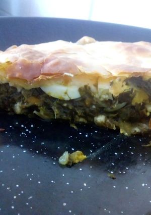 Una foto de Tarta de espinaca