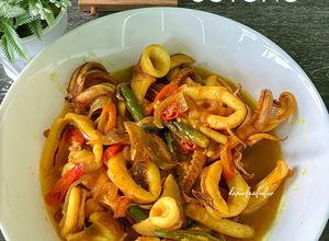 Gambar Rendang Asam Sotong