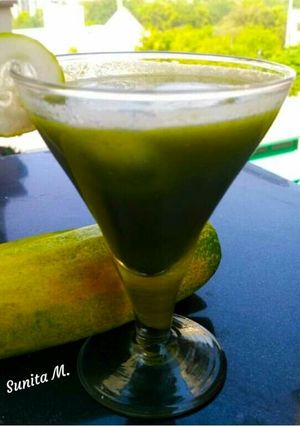 A picture of Cucumber -ginger-detox juice.