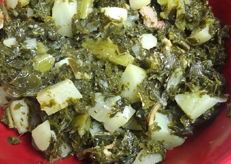Simple Way to Prepare Ultimate Kale and Potatoes