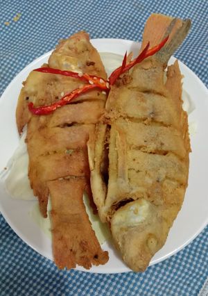 Foto resep 20. Ikan Nila Goreng tepung krispi Asin gurih Mantap