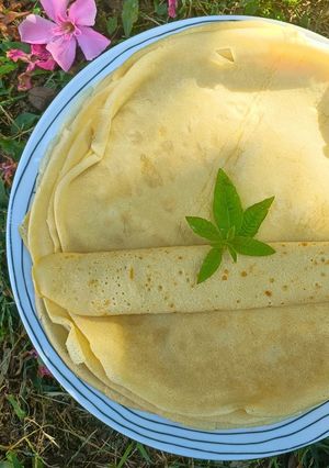 Une photo de 🌾Pâte à Crêpe (sans oeuf)