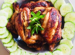 Hình của món Gà chiên mật ong.