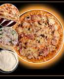 Піца з сирними та ковбасними бортиками 🍕