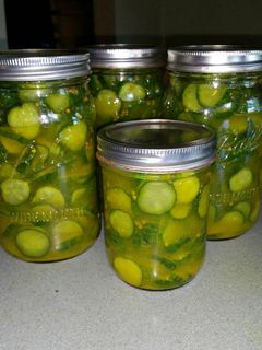 A picture of Bread & Butter Pickles.