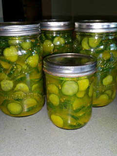 A picture of Bread & Butter Pickles.