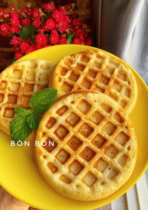 Hình của món Waffle Yến Mạch.
