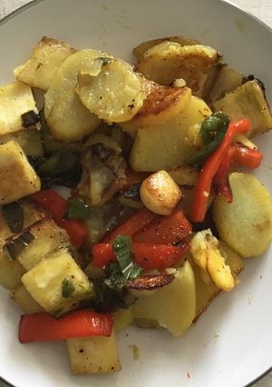 Una foto de Patatas a lo pobre