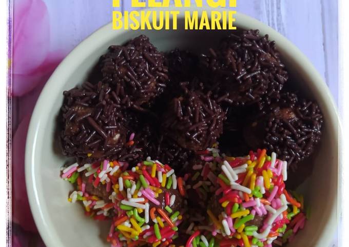 Bola Bola Coklat Pelangi Biskuit Marie