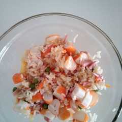 Una foto de Ensalada de arroz