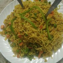 A picture of Maggie masala noodles.