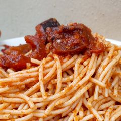 A picture of Fat Soluble Jollof Pasta.