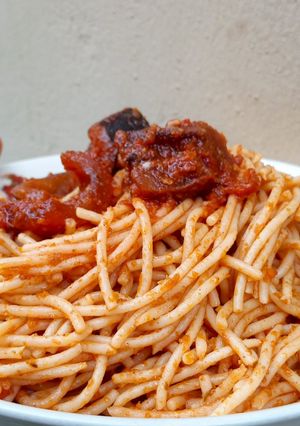 A picture of Fat Soluble Jollof Pasta.