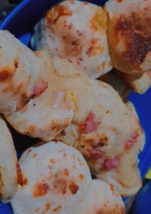 Una foto de Chipacito de queso con jamón cocido😋😋