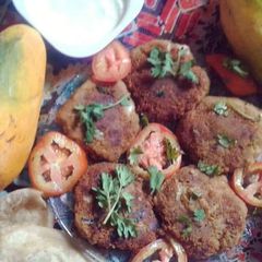 A picture of Shami kabab.