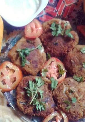 A picture of Shami kabab.