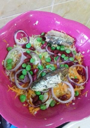 A picture of The more the colours, the healthier the meal... veg salad.