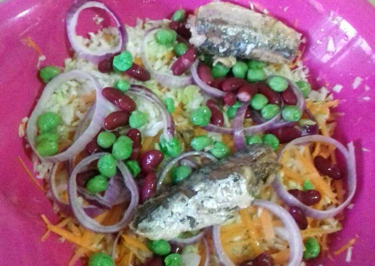 Simple Way to Prepare Perfect The more the colours, the healthier the meal… veg salad