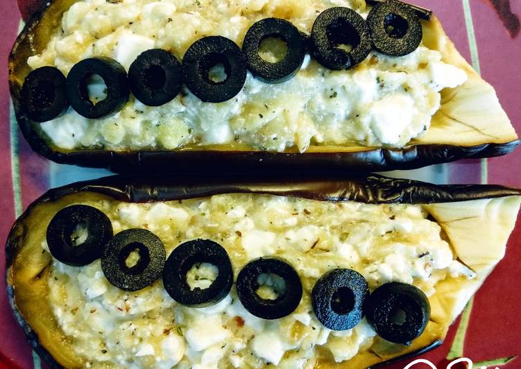 19 Berenjena Rellena De Melitzanosalata Griega Receta De Silvana Silvana Ruiz Cookpad
