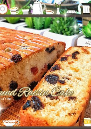 Foto resep 🍇Pound Raisin Cake