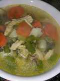 Sopita de pollo
