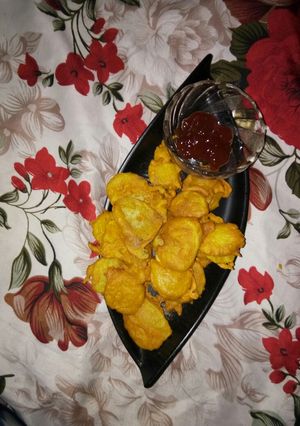 A picture of Paneer sanwich mini rings.