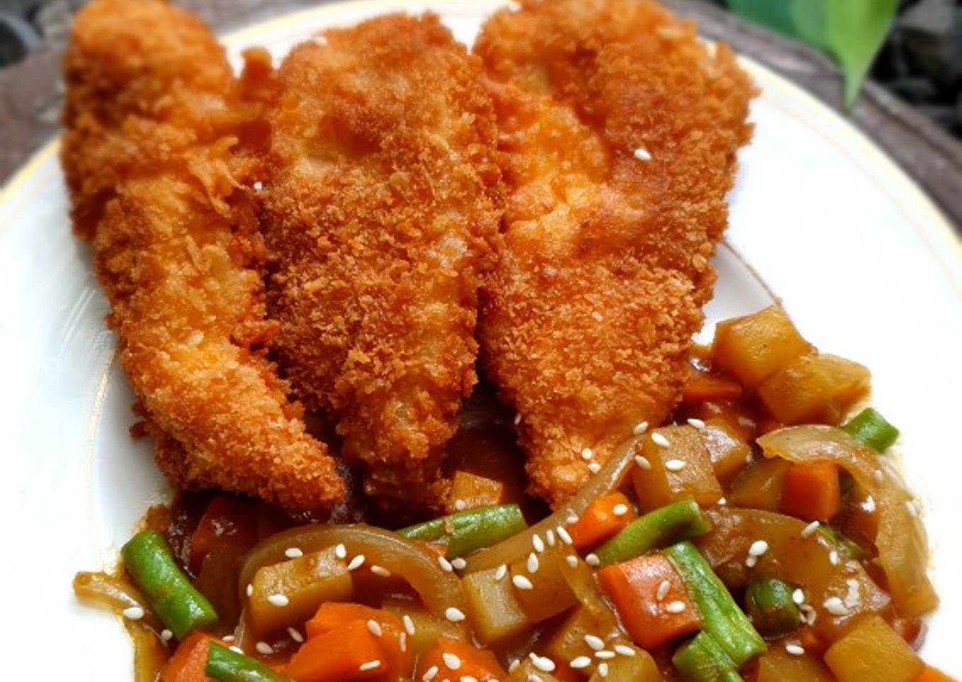 28.Chicken Katsu& Japanese Curry