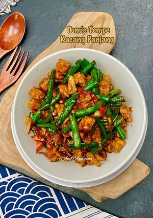 Foto resep Tumis Tempe Kacang Panjang