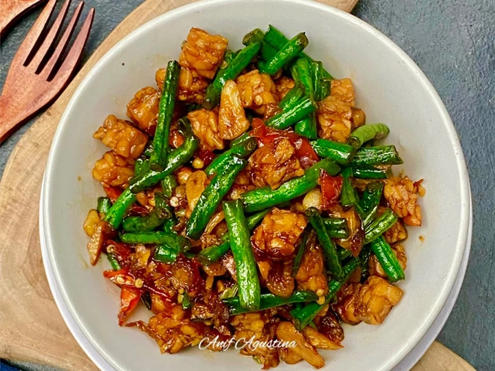 Cara Mudah Menyiapkan Resep Tumis Tempe Kacang Panjang yang Bisa Manjain Lidah Anti Ribet, Mantap Sekali