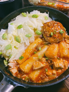 麻婆豆腐漢堡排佐QQ起司捲 的食譜成品照片