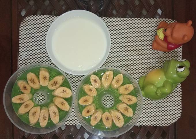 Jelly Melon Pisang siram Fla Susu