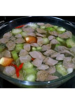 Foto resep Sayur Oyong Bakso