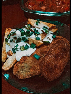 Una foto de Milanesas de berenjena