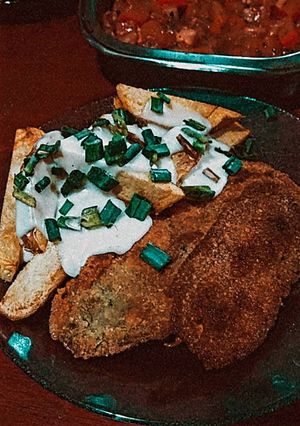Una foto de Milanesas de berenjena