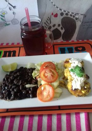 Una foto de Tortitas de plátano