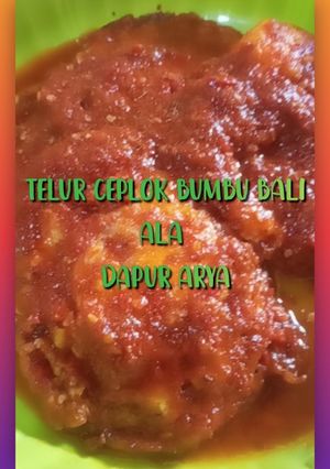 Foto resep Telor ceplok bumbu bali