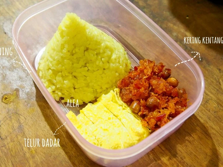 Cara Mudah Membuat Resep  Nasi kuning ricecooker super simple yang Menggugah Selera, Sempurna