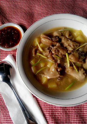 Foto resep Ayam Halia (kuah jahe)