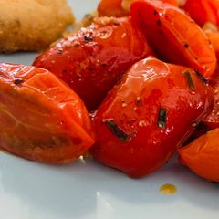 A picture of Pan Fried Tomatoes.