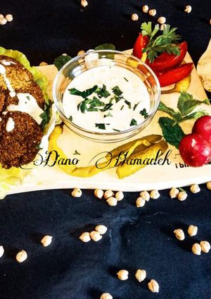 A picture of Authentic Lebanese Falafel.