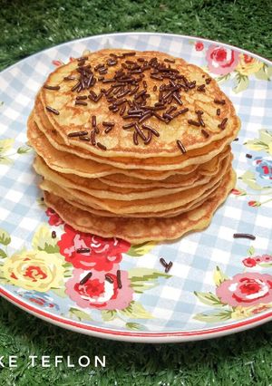 Foto resep Pancake teflon tanpa mixer