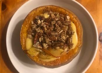 Popular Cuisine Butternut Squash Soup with Pecan Crumble Delicious Perfect