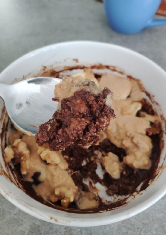 Una foto de Porridge (o gachas) de chocolate 🍫