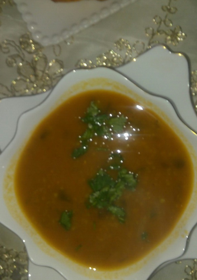 صورة لوصفة شوربه مرمز