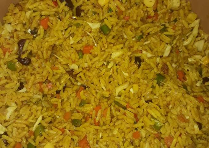 Garnished rice Recipe by Nkeiru chidi - Cookpad